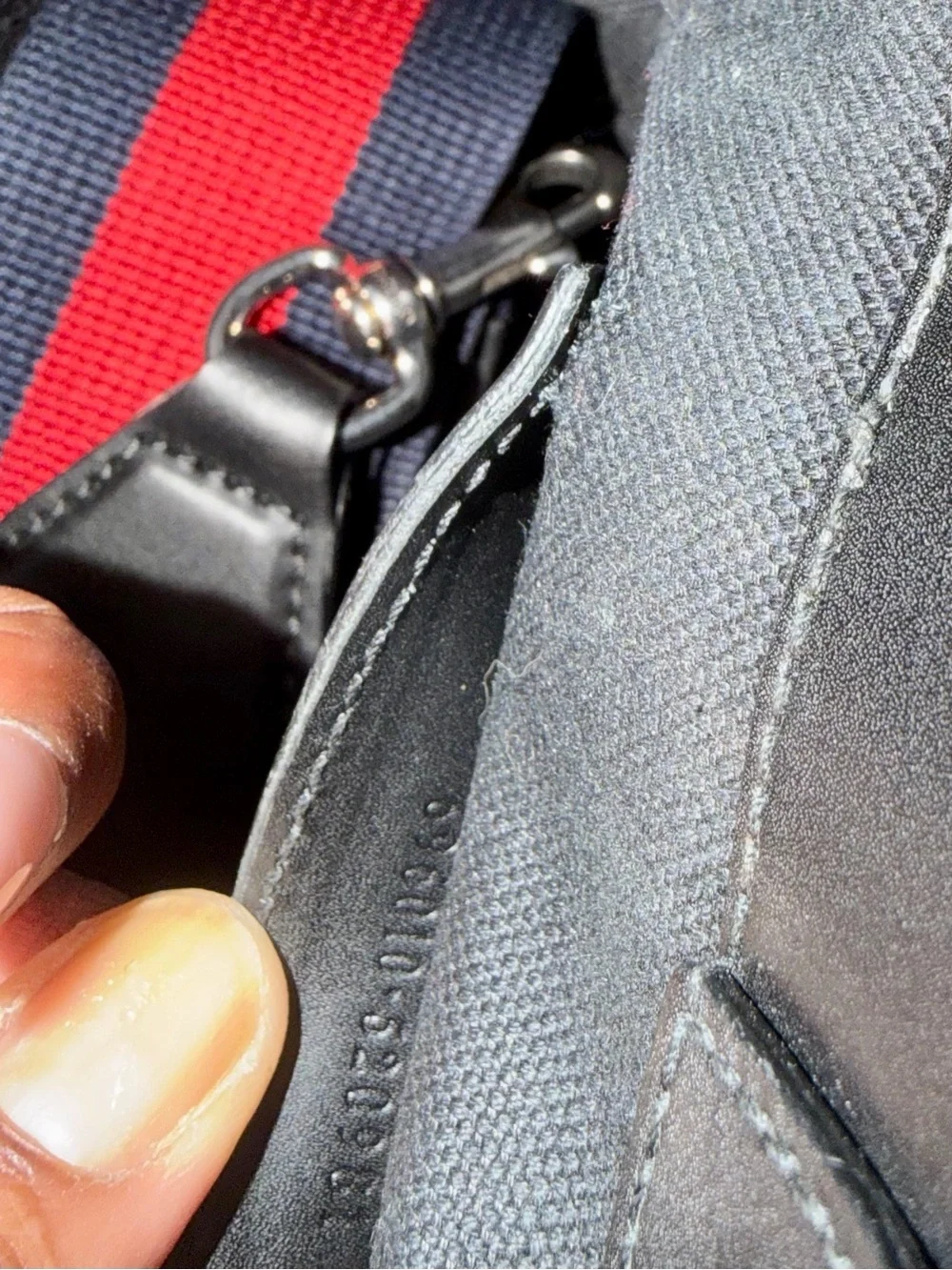 Authentic Gucci Black GG Supreme Monogram Web Mini Tote Bag Crossbody